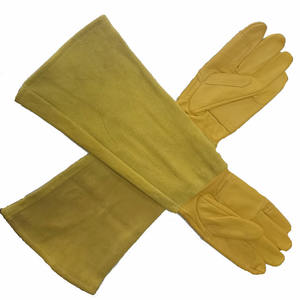 Gants de jardinage Best-seller Tissu de coton respirant <span class=keywords><strong>rose</strong></span> <span class=keywords><strong>Cuir</strong></span> de chèvre pour femmes Gants d'élagage et de désherbage Gants de jardinage personnalisés - Product Image 1