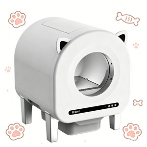 กระบะทรายแมวและอุปกรณ์เสริมขายส่ง แบบอัตโนมัติ กันลื่น ฐานมั่นคง - Product Image 1