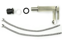 Cartouche en céramique 304 acier inoxydable salle de bain évier robinet mitigeur thermostatique eau chaude et froide robinet carré bassin robinets