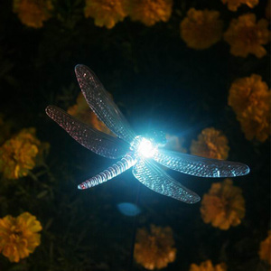Libélula/mariposa/Lily/colibrí jardín Solar luz de palo de luz Led - Product Image 1