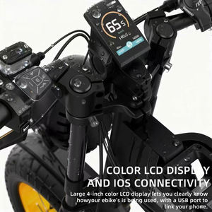 GT-20 <span class=keywords><strong>48V</strong></span>バッテリー 500Wモーター オフロード電動自転車 最大積載量150KG - Product Image 6