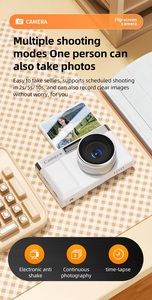 Cámara <span class=keywords><strong>Instant</strong></span>ánea FHD 1080P CMOS con Zoom Óptico de 2x-7x, Estabilizada, Rotación de 180 Grados, Autoenfoque, Fotos y Videos Selfie Delanteros/Traseros, Vlogging - Product Image 6