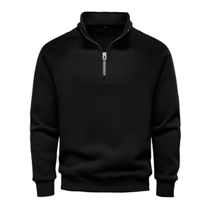 Sweat-shirt d'hiver à demi-zip en molleton épais pour les programmes vestimentaires par temps froid - Product Image 1