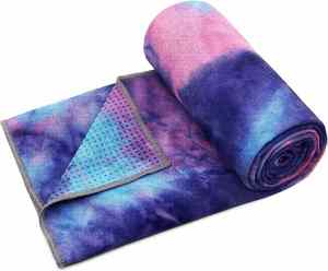 Hot Custom Eco-Friendly <b>Microfiber</b> Sweat Sport <b>Towel</b> with Grip Dots Knitted Technique for Yoga-Wholesale Options Available - Product Image 4