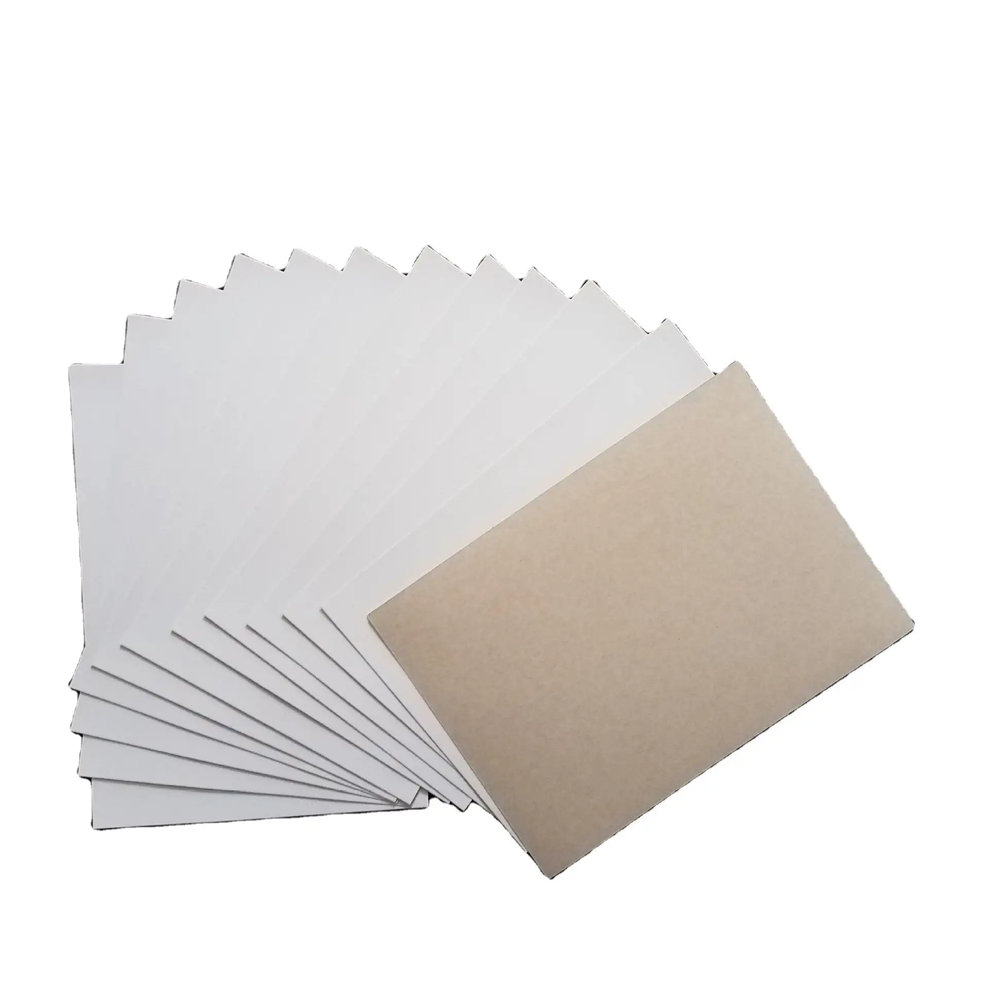 Hot sale thickened durable recycling 250g-450g packaging white paperboard for gifts