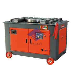 Machine semi-automatique de cintrage et de formage de barres en acier au carbone, motorisée et contrôlée par PLC, pour chantiers de construction de grande envergure - Product Image 1