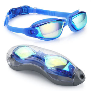 <span class=keywords><strong>Gafas</strong></span> de natación HD, <span class=keywords><strong>gafas</strong></span> de natación galvanoplastia antivaho para hombres y mujeres, <span class=keywords><strong>gafas</strong></span> de natación impermeables de silicona - Product Image 3