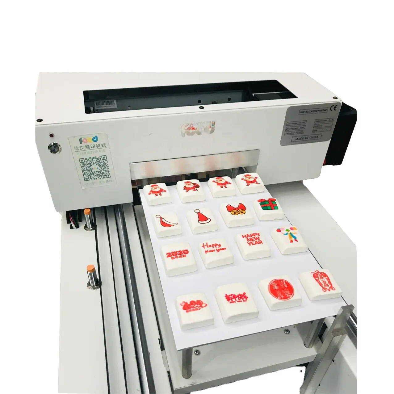 Индивидуальный пищевой принтер, печать тортов, макароны, китайский производитель, Размер A4, настольная пищевая декорация, цифровой струйный принтер