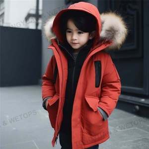Veste rembourrée en coton pour garçon vêtements d'extérieur automne <span class=keywords><strong>hiver</strong></span> enfants épaissi chaud long manteau en duvet <span class=keywords><strong>Parka</strong></span> vestes - Product Image 5