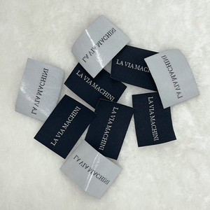 Custom Garment Product Logo Packaging Heat Press <strong>Label</strong> Ironing Hot Melt Adhesive Woven Patches <strong>Labels</strong> Tags for <strong>Clothing</strong> - Product Image 4