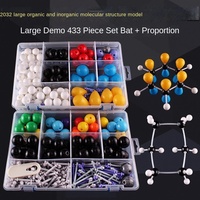 Modelo de Estructura Atómica, Molécula Orgánica, Bola Grande de 3 cm de Diámetro, Varilla de 3 cm, Escala para Enseñanza de Química en Secundaria