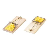Piège à ressort en bois massif écologique et durable pour le contrôle des animaux, des souris, des rats, des nuisibles, des insectes, portable, utilisable pendant 3 ans