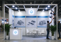 Stand d'exposition modulaire 3*3 en profilé aluminium, réutilisable, assemblage rapide, pour constructeurs et exposants d'expositions, Europe