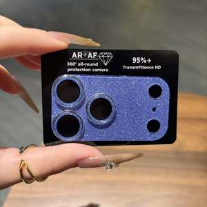 Protector de Lente de Cámara de Cristal Transparente con Purpurina de Lujo para <span class=keywords><strong>iPhone</strong></span> 17 Air 16 15 Pro Max 16 Plus - Product Image 6