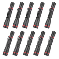 Lampe torche LED portable mini en alliage d'aluminium à piles sèches pour dentiste, infirmière, camping, randonnée, aventure, IP55