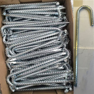 גן הימור קרקע מגולוון פלדה l צורה rebar הימור - Product Image 5