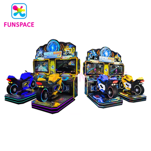Funspace Factory videogame Arcade a gettoni schermo da 37 pollici 2 giocatori che guidano simulatore di macchina da gioco per centro di gioco - Product Image 3