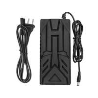 Chargeur CC ULIP 42V 54.6V 2A avec prise US, adaptateur de batterie au lithium pour trottinette électrique et vélo d'équilibre avec ventilateur, entrée 100-240V