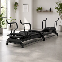 Machine de Pilates Reformer en aluminium de qualité professionnelle pour l'entraînement en studio de Pilates clinique avec résistance réglable