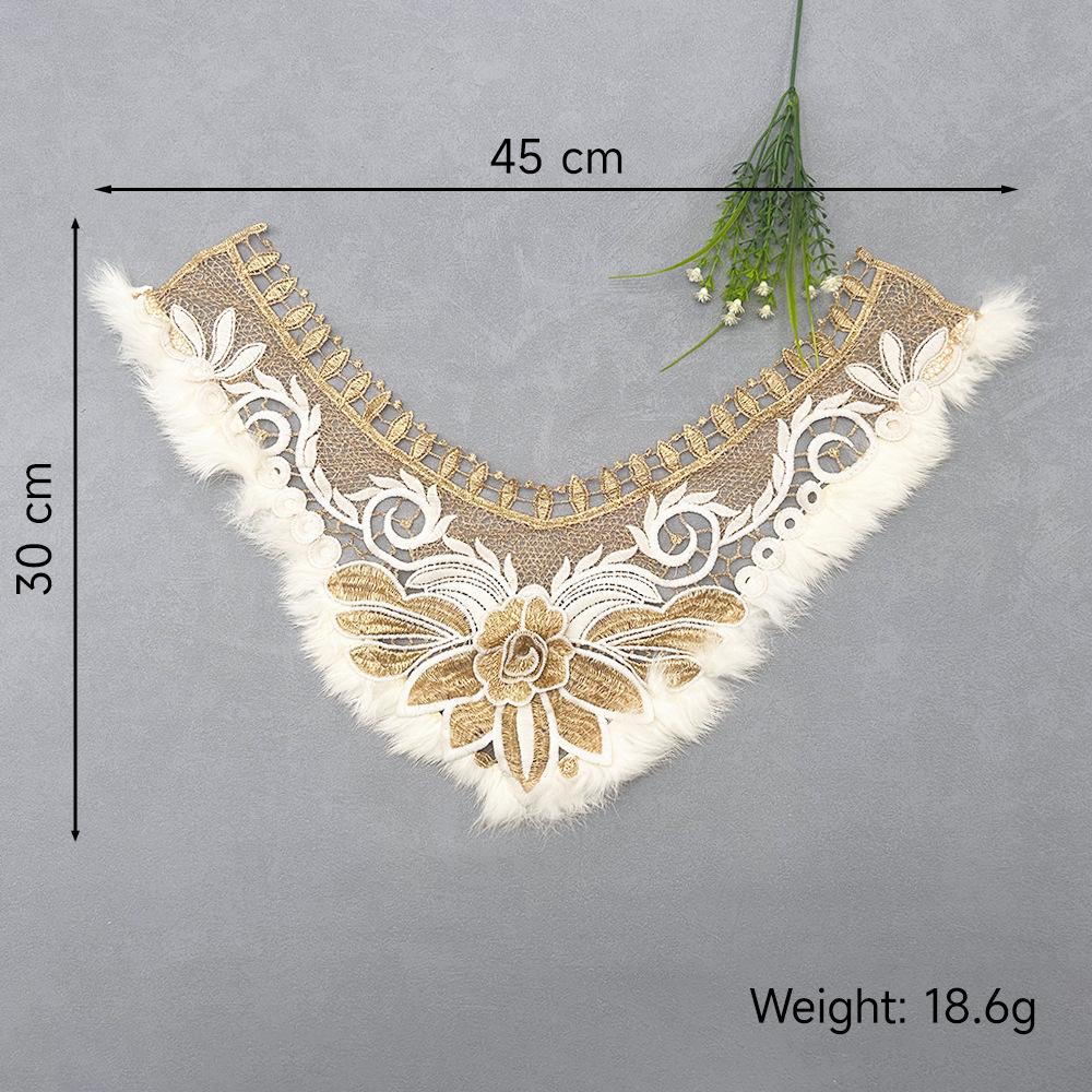 45cm-golden white f0531-1