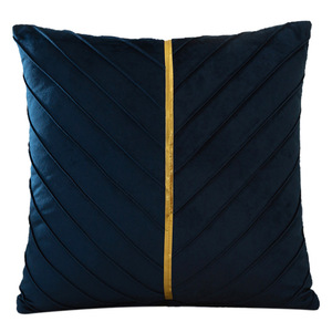 Fodera per cuscino decorativa moderna 3D con foglie in velluto <span class=keywords><strong>45x45</strong></span> cm, patchwork lavorato a maglia per divano - Product Image 6