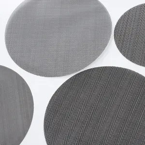 Melhor Preço SUS 304 Aço Inoxidável Tela De Malha De Arame De Filtro De Malha De Aço Inoxidável Sinterizado Metal Wire Mesh Filter Disc