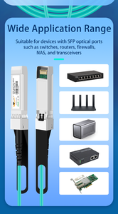 Cavo in Fibra Ottica Attiva YTOPTO 25G SFP28 AOC 850nm OM3 1m~100M Compatibile con Cisco/Juniper/MikroTik/Ubiquiti per Telecomunicazioni - Product Image 6