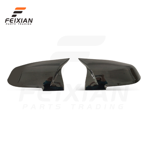 BMW 1/<span class=keywords><strong>2</strong></span>/<span class=keywords><strong>3</strong></span>/4 serisi X1 M2 F20/F22/F30/F32 M tarzı parlak siyah karbon Fiber ayna kapakları - Product Image 2