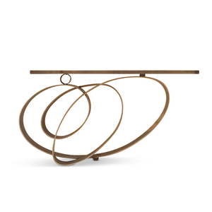 Mesa Consola Tradicional de Madera Maciza para Sala de Estar, Mueble Tallado a Mano, Elegante y con Diseño Sofisticado - Product Image 2