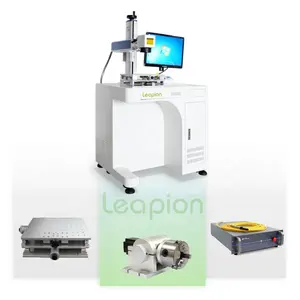 Machine de marquage laser à fibre imprimée 3D 30 couleurs, pour métal, plastique, étiquettes, chaînes de clés, stylo