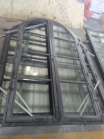 Rejilla de Acero Redonda para Ventana, Diseño de Puertas de Acero con Arco