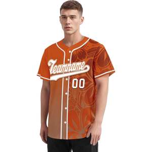 Camiseta de béisbol para hombre 2025, bordado Floral/estampado, número de nombre personalizado, uniforme transpirable para abanico, camisa, patrón de grafiti Floral - Product Image 5