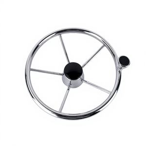 พวงมาลัยเรือยอชท์สแตนเลสขนาด 13.5 นิ้ว อุปกรณ์ฮาร์ดแวร์ทางทะเลสำหรับเรือยอชท์ สำหรับการค้าอีคอมเมิร์ซข้ามพรมแดน - Product Image 3