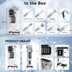 Newface 2024 Tendances Soins Du Visage Oxygène Jet Machine Fabricant Prix Lavage Du Visage Peeling Salon Utilisation Beauté Peau Hydra Dermabrasion - Product Image 3