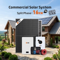 Système ESS domestique 16 kW 30 kWh, onduleur hybride monophasé pour la consommation d'énergie quotidienne et la sauvegarde
