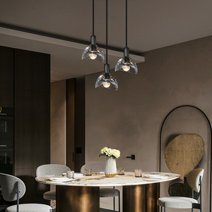 All-Copper Single Crystal Pendant <b>Light</b> Minimalist Luxury Designer Creative Bedside <b>Dining</b> Room Bar Pendant Customizable for - Product Image 4