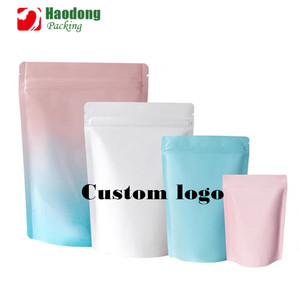 Đứng lên tùy chỉnh in logo Túi tùy chỉnh tái sử dụng Ziplock doypack túi <span class=keywords><strong>poly</strong></span> đứng lên bao bì túi - Product Image 2
