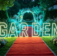 Lettre LED pliable pour mariage, grand panneau lumineux LOVE RVB pour scène