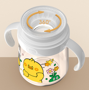 <span class=keywords><strong>Vaso</strong></span> de Agua para Bebé con Diseño de Dibujos Animados, Anti-ahogo, Anti-goteo, de PPSU, con Asa - Product Image 2