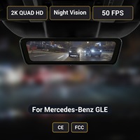 Caméra de tableau de bord avec rétroviseur streaming H8 Pro pour Mercedes-Benz GLE, 2K, 8,2 pouces, double objectif avant et arrière, certifiée CE FCC, qualité usine OEM