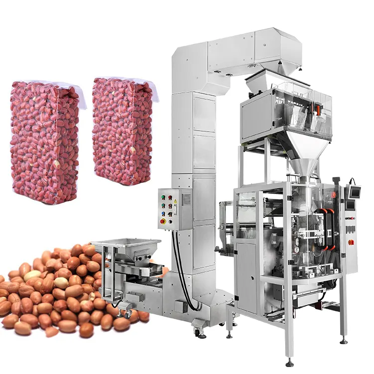 High quality automatic pouch food grain dates peanut vacuum package packaging machine