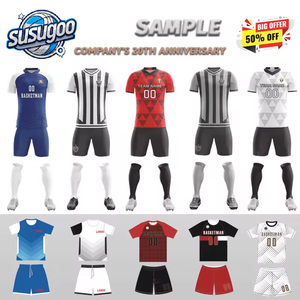 Uniformes de Fútbol Personalizados Susugoo 24 25 26, Camisetas de Jugadores Estrella y Aficionados en Rojo y Azul, Todos los Estilos de Marca Compartida con Diseño Gratuito - Product Image 5