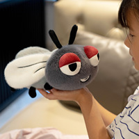 Mignon été trois méchants moustique mouche peluche jouet de haute qualité drôle moche peluche jouet poupée