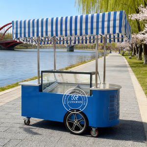 2026 Commercial Frozen Mexican Italian Ice-cream Ice Cream Van Truck <strong>for</strong> <strong>Sale</strong> Push Cart Bike Wheel With Freezer <strong>Uk</strong> Tricycle - Product Image 2