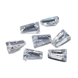 Moissanite Trapezoid D Color Lab Created Gemstone For Jewelry Making - Product Image 4