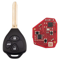 Clé de voiture universelle Xhorse XKTO23EN, télécommande filaire à 3 boutons pour programmeur VVDI Key Tool Max, pour la génération de clés de véhicule vierges
