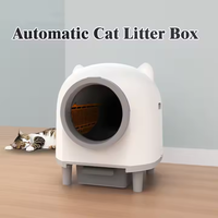 Elecpet Toilette électrique pour chat à faible bruit Élimination des odeurs Super Big Self Cleaning Smart Automatic Cat Litière pour chat