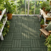 Zweiwege-Verbindungs-WPC-Steckfliesen mit gemischtem Layout für Garten-, Terrassen-, Landschafts- und Hofgestaltungsideen