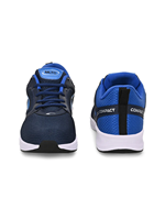 Chaussures de sport en dentelle bleu-noir légères, respirantes, antidérapantes et confortables pour le cricket et la course à pied, toutes saisons