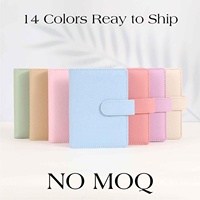 Hongbo Meilleure vente vacances/école/bureau cadeau 14 couleurs en relief galet cuir or-anneau A7 Portable Budget liant comme Photocard